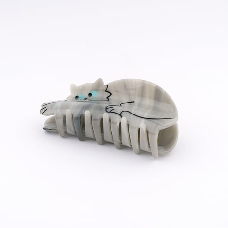 【Coucou Suzette】Gray Cat ヘアクリップ