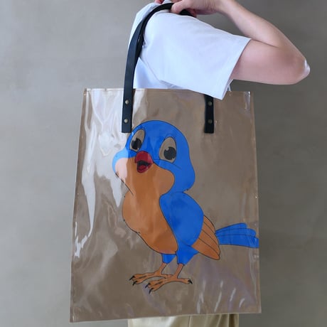 【SIMEON FARRAR】Blue Bird PVC PAPER BAG