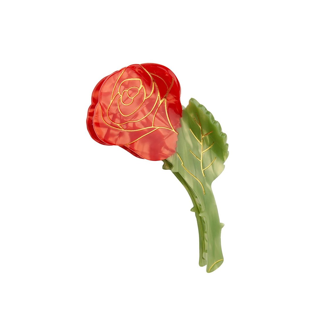 Coucou Suzette】Rose ヘアクリップ | goldandbouncy