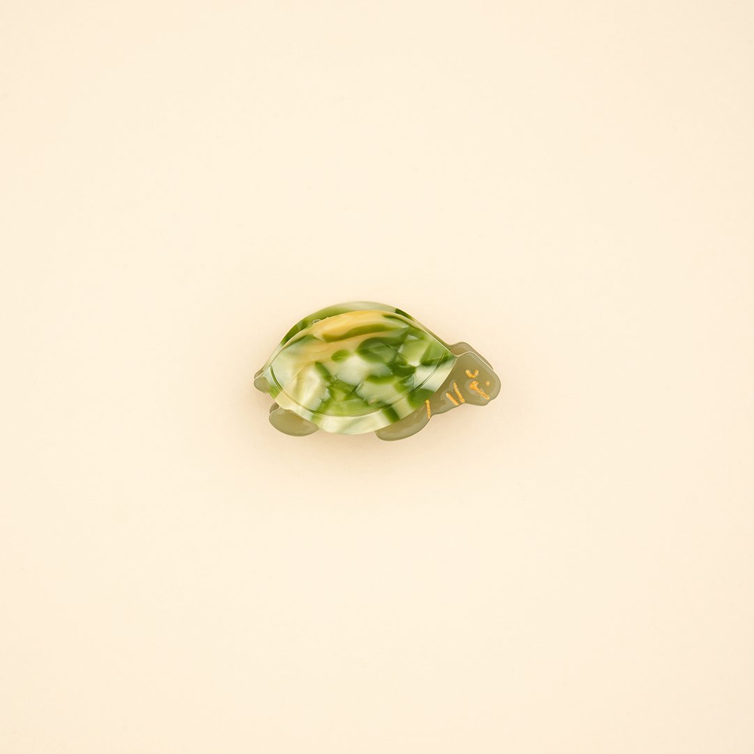 Coucou Suzette】Mini Turtle ヘアクリップ | goldandbouncy