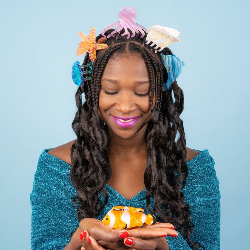 Coucou Suzette】Clownfish ヘアクリップ | goldandbouncy