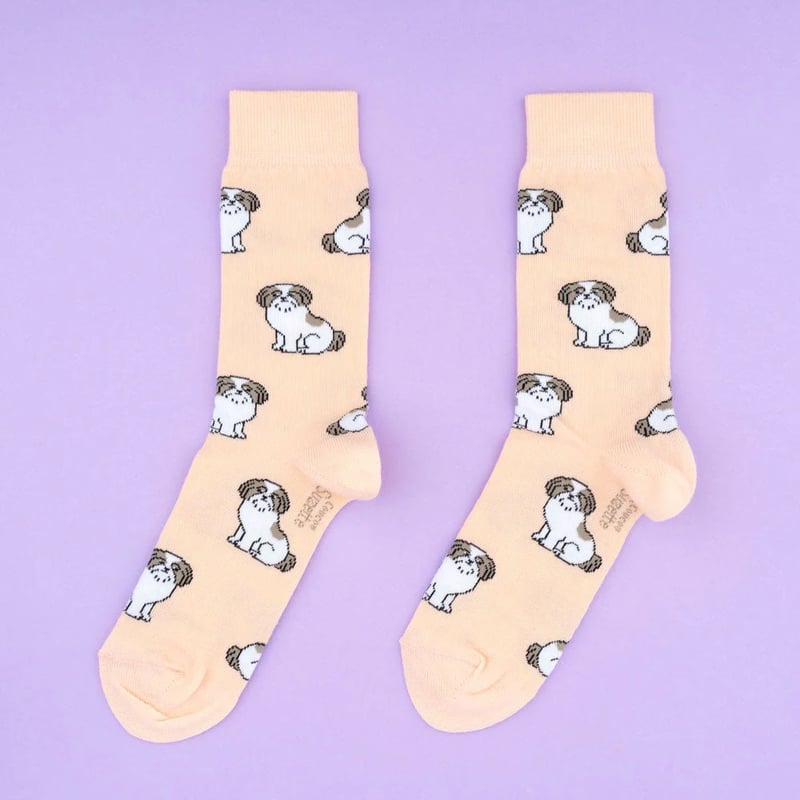 Coucou Suzette】Shih tzu（シーズー） くつした | goldandbo