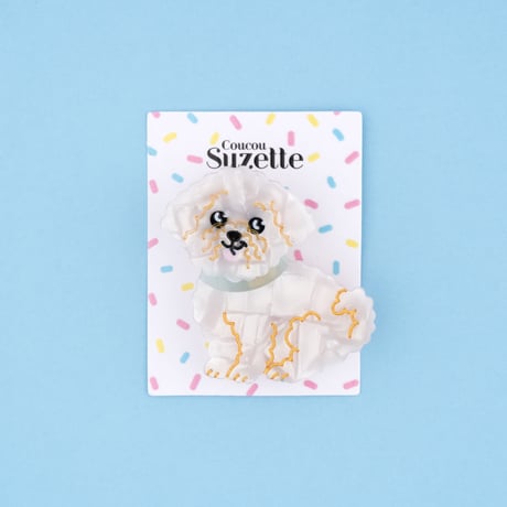 【Coucou Suzette】Bichon ミニヘアピン