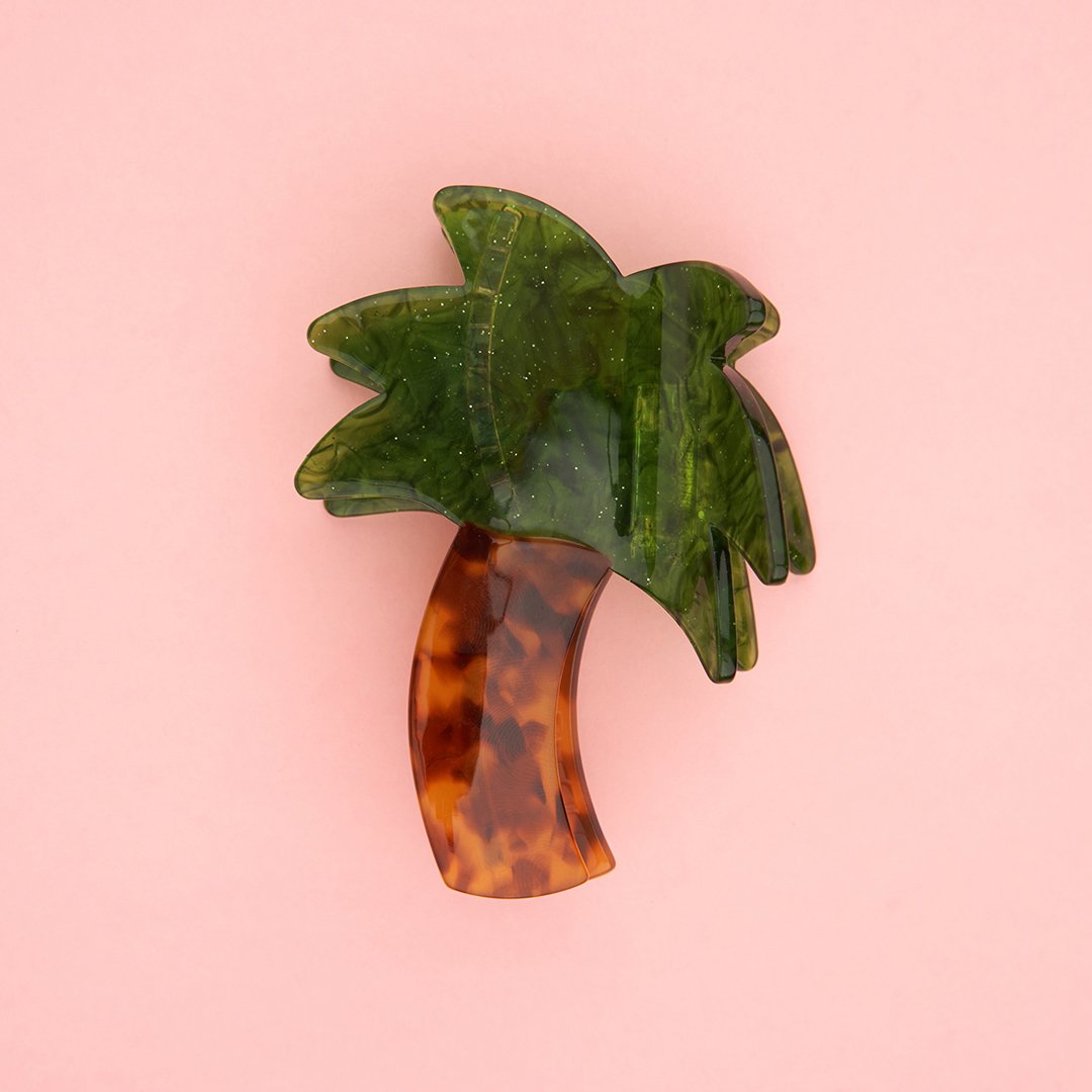 Coucou Suzette】Palm Tree ヘアクリップ | goldandbouncy