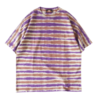 JAVARA「BORDER TEE (PURPLE)」
