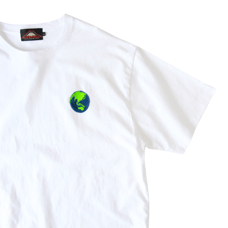 JAVARA「地球着 TEE (WHITE)」