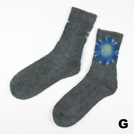 JAVARA「HEMP COTTON TIE DYE SOCKS」