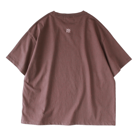 JAVARA「YIN YANG TEE (BROWN)」