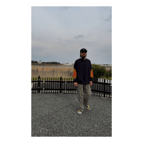 JAVARA「ELBOW SWEAT (NAVY)」
