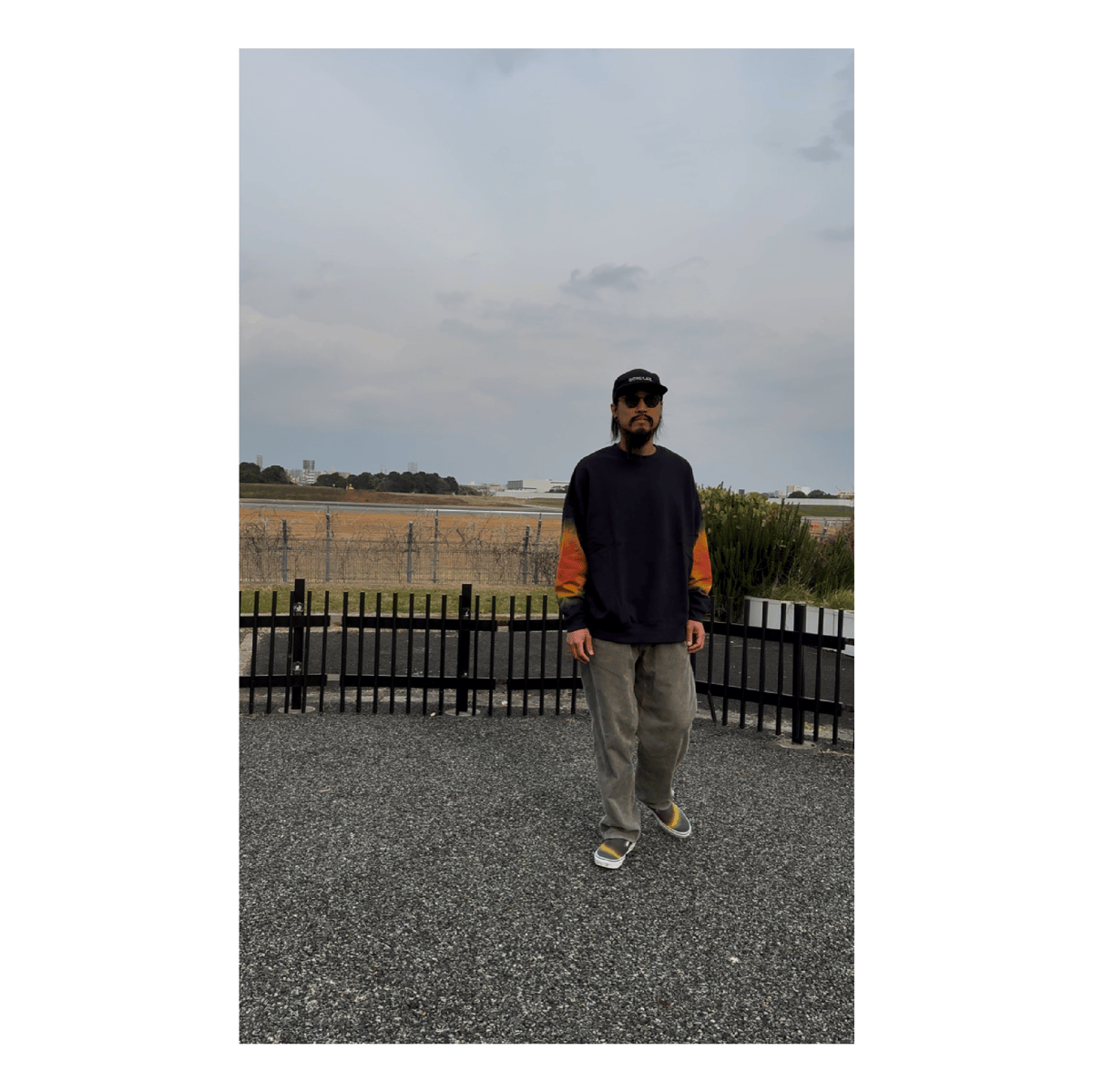 JAVARA「ELBOW WIDE SWEAT (NAVY)」 | JAVARA'S