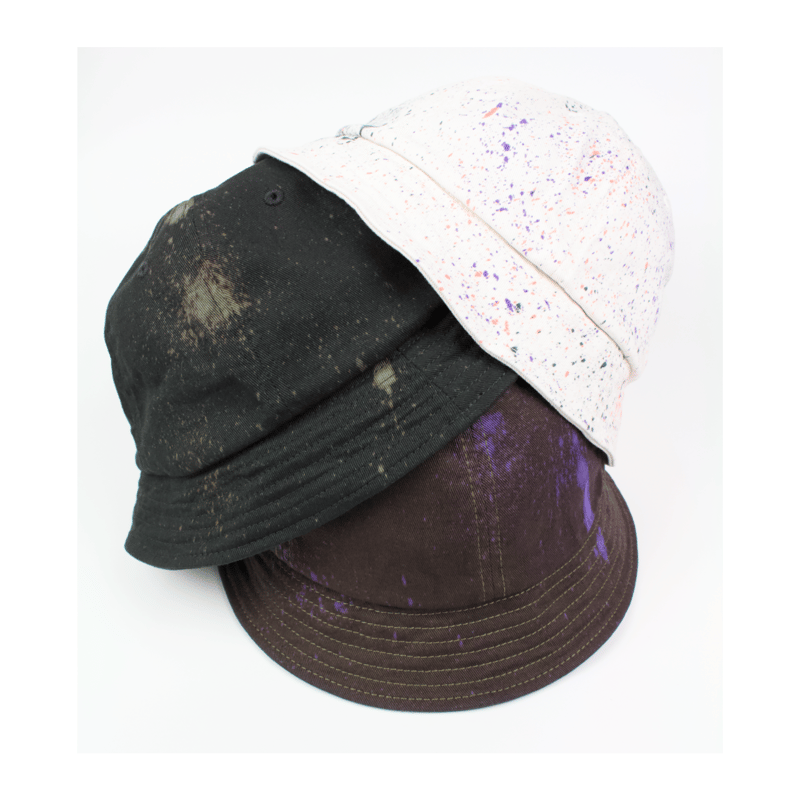 ばらばら JAVARA「SPLASH BALL HAT (WHITE)」 | JAVARA'S