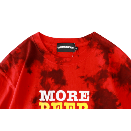 MORE BEER「BIG LOGO TEE (RED)」