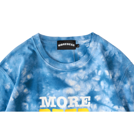 MORE BEER「BIG LOGO TEE (BLUE)」