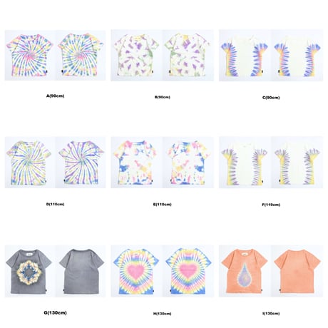 A HOPE HEMP × JAVARA「HEMP TIE DYE KID'S TEE」