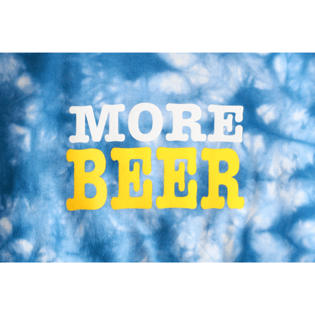MORE BEER「BIG LOGO TEE (BLUE)」