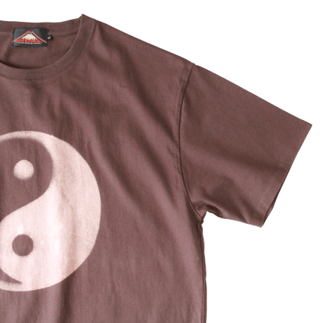 JAVARA「YIN YANG TEE (BROWN)」
