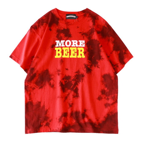 MORE BEER「BIG LOGO TEE (RED)」