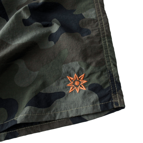 JAVARA「OVER DYE CAMO SHORTS」