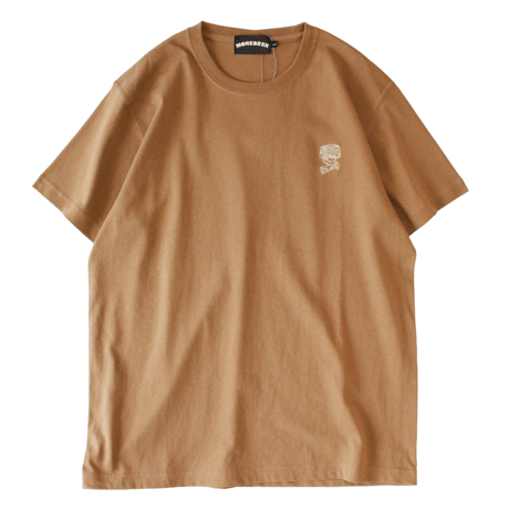 MORE BEER「BEER BARREL TEE (CAMEL)」