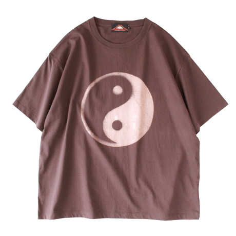 JAVARA「YIN YANG TEE (BROWN)」