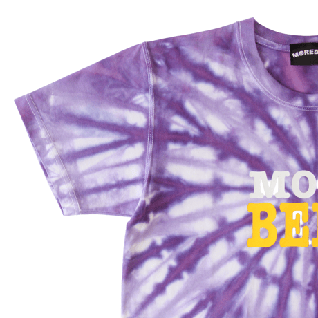 MORE BEER「BIG LOGO TEE (PURPLE)」