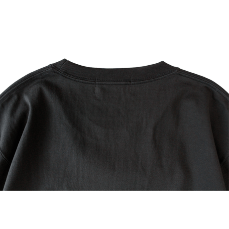 MORE BEER「BIG LOGO TEE(CHARCOAL BLACK)」