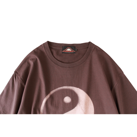 JAVARA「YIN YANG TEE (BROWN)」
