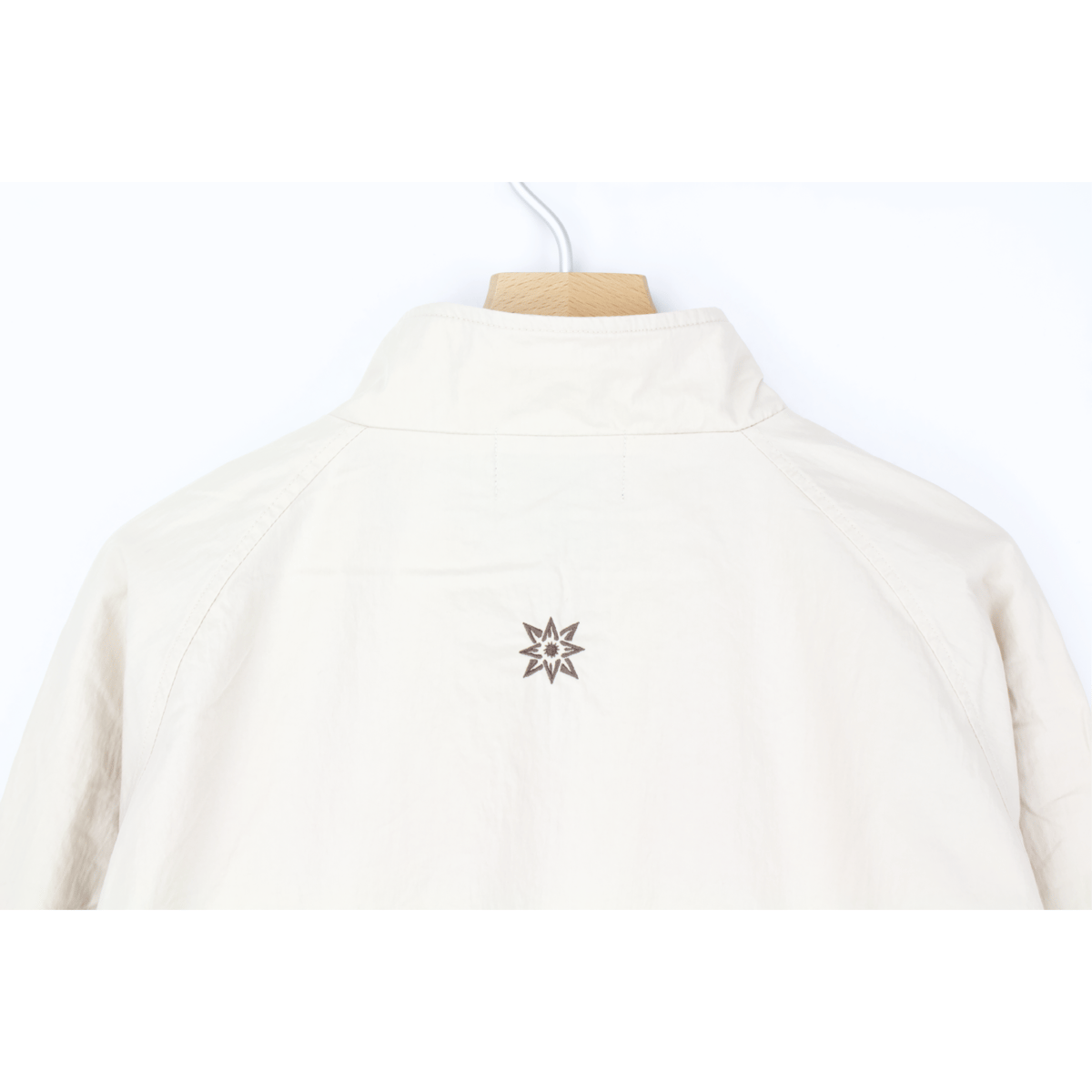 MEER. SHEER JACKET クリーム LI/C WASHER TWILL INSIDE OUT REVERSIBLE 2BS JACKET(M Beige