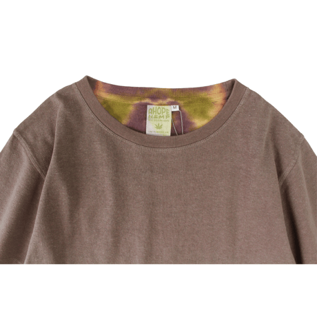 A HOPE HEMP「HEMP LINE TEE (SOOTY)」