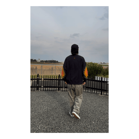 JAVARA「ELBOW SWEAT (NAVY)」