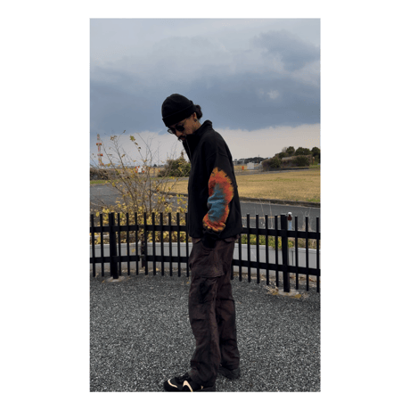 JAVARA「ELBOW HALF ZIP SWEAT」