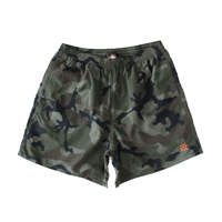 JAVARA「OVER DYE CAMO SHORTS」