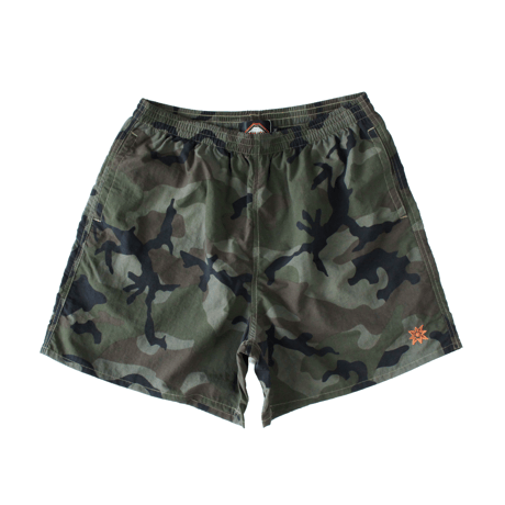JAVARA「OVER DYE CAMO SHORTS」