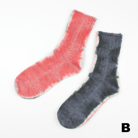 JAVARA「HEMP COTTON TIE DYE SOCKS」