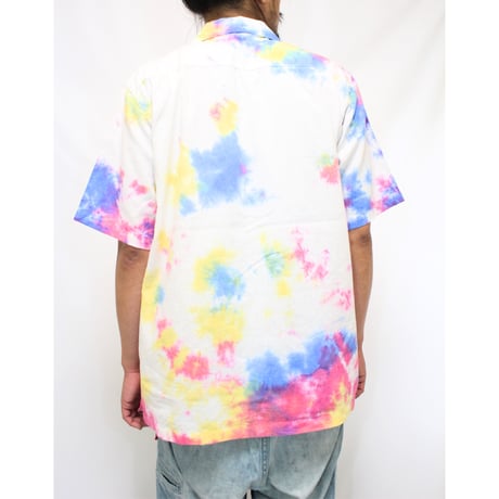 A HOPE HEMP「MARBLE 開襟シャツ(MULTI)」