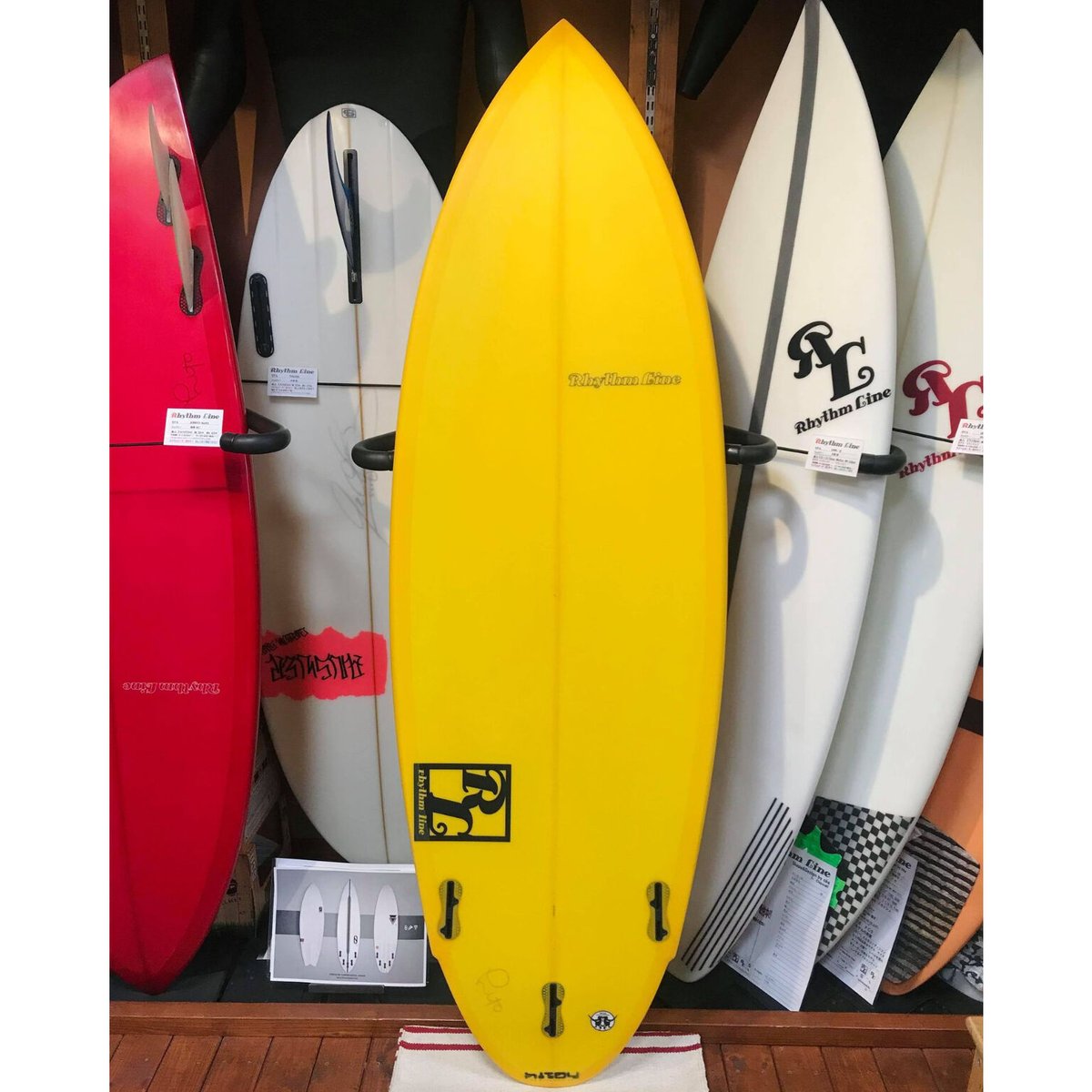 RhythmLine By HITOY SURFBOARDオルタナティブボード・モデル HYB