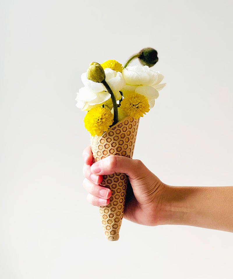 ☆受注制作 アイスクリームフラワーベース (スタンド付) | joice on