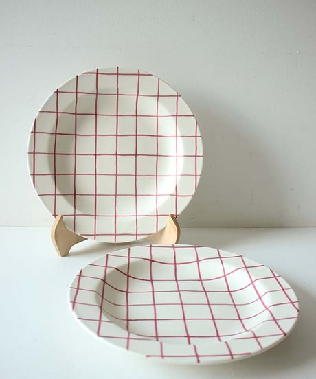 て*る様 ジョイスオンザテーブル雲模様の楕円形皿3枚セットまとめ売り ジョイスオンザテーブル 水玉模様の陶器皿2枚セット 楕円皿