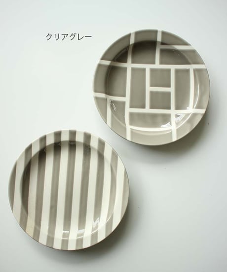 18cm　モンドリアン リムプレート（8色）