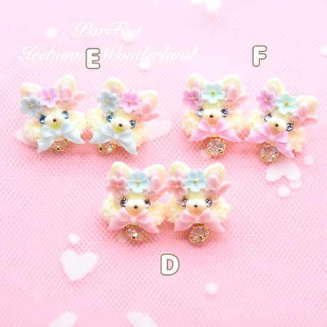【受注】フラワーパレットピアス・イヤリング
