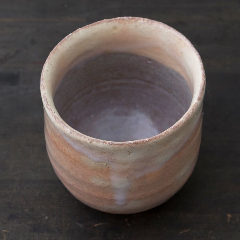 ◇◇陶器 萩焼 輪花◇◇ 湯呑（木箱入） 林紅陽 作 | 陶器 和食器 萩焼