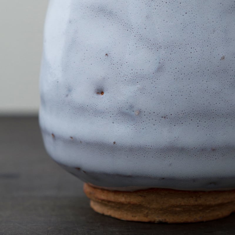 ◇◇陶器 萩焼 輪花◇◇ 登り窯焼成 組湯呑(木箱入) 小久保凌雲