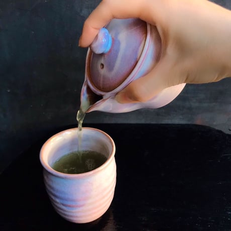 新茶を愉しむ 急須 湯呑 紫陽花 セット 数量限定