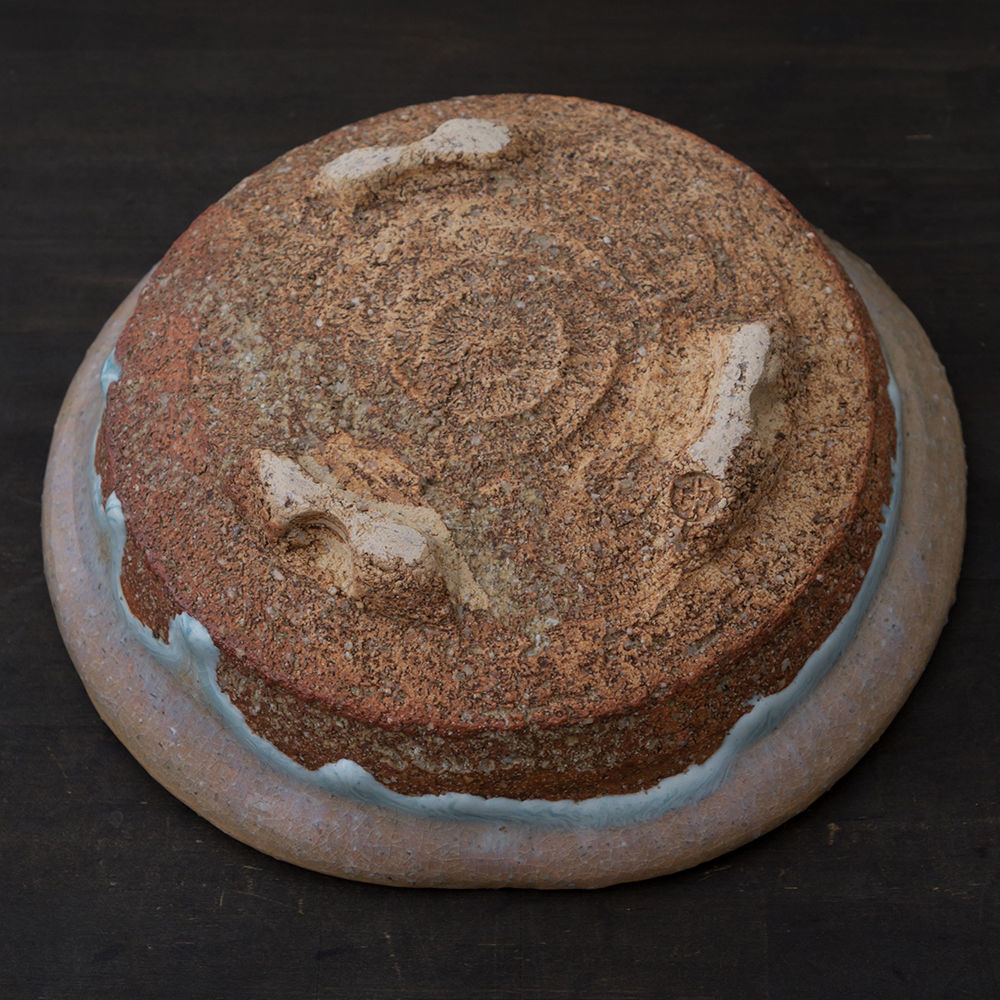 ◇◇陶器 萩焼 輪花◇◇ 鬼萩大鉢(木箱入） 黒田岳 | 陶器 和食器 萩焼