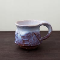 ◇◆陶器 萩焼 輪花◇◆　マグカップ c-20　河野聡 作