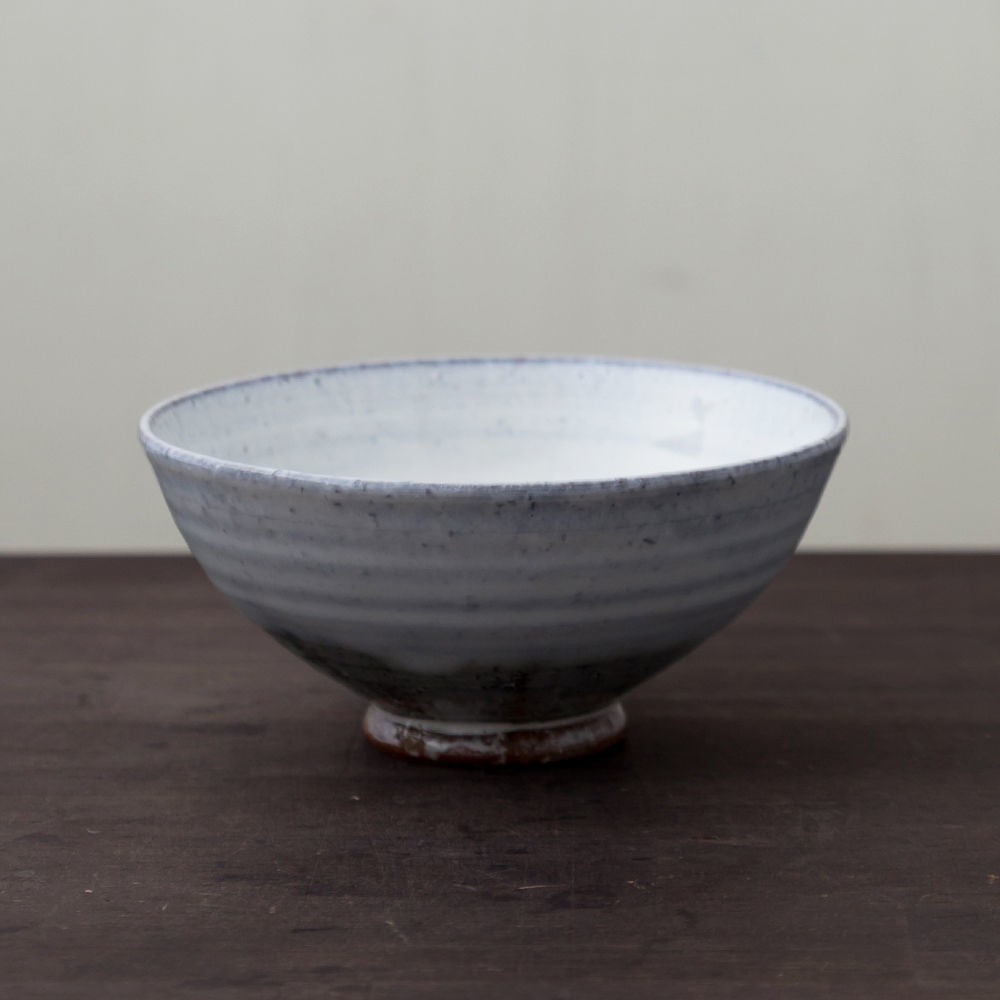 ◇◇陶器 萩焼 輪花◇◇ 白萩飯碗揃(二客組) (木箱入) 白景山 ◇◇陶器 萩焼 輪花◇◇ 白萩飯碗揃(二客組) (木箱入) 白景山