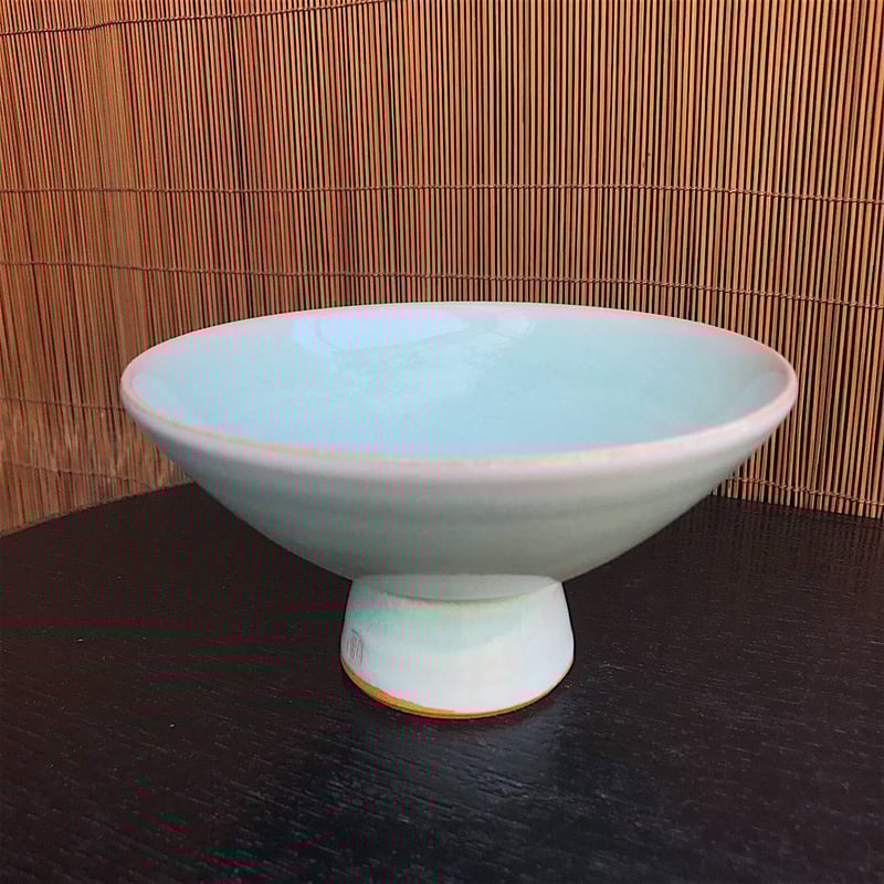 陶器 萩焼 和食器 作家 和モダン カフェ 飯碗 茶碗 器 青磁 ブルー