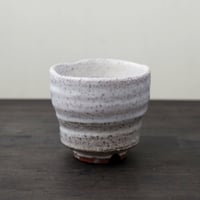 ◇◇陶器 萩焼 輪花◇◇ 登り窯焼成 組湯呑（木箱入）小久保凌雲