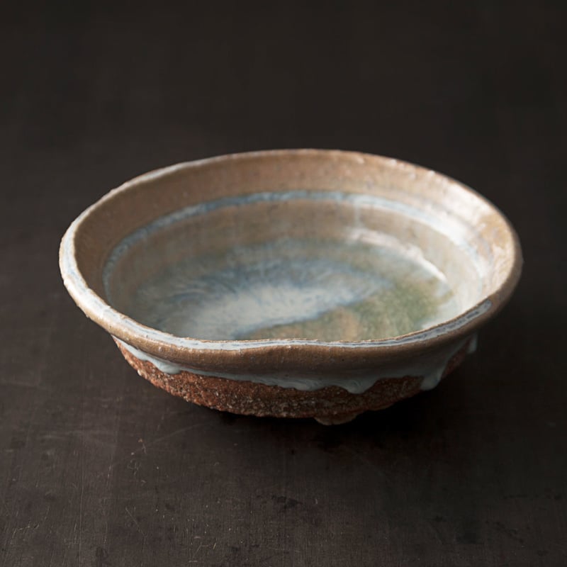 ◇◇陶器 萩焼 輪花◇◇ 鬼萩大鉢(木箱入） 黒田岳 | 陶器 和