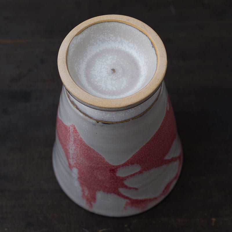 ◇◇陶器 萩焼 輪花◇◇ 和グラス(赤) 小田光治 | 陶器 和食器 ◇◇陶器 萩焼 輪花◇◇ 和グラス(赤) 小田光治 | 陶器 和食器